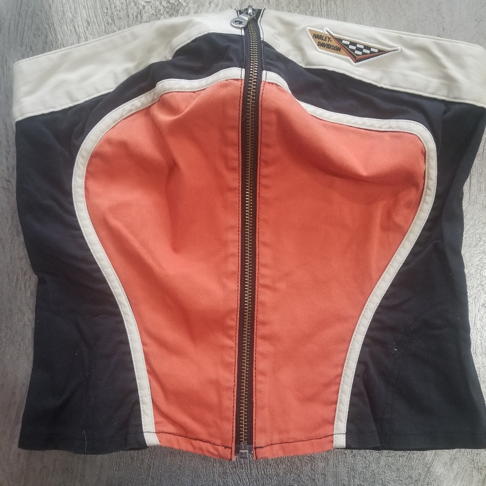 Harley Davidson tube top/ Strapless top